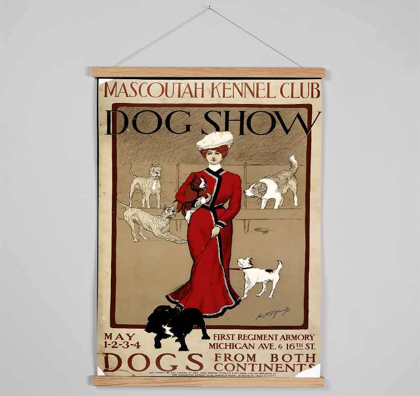 Dog Show Hanging Poster - Wallart-Direct UK