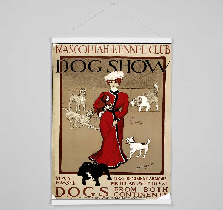 Dog Show Hanging Poster - Wallart-Direct UK