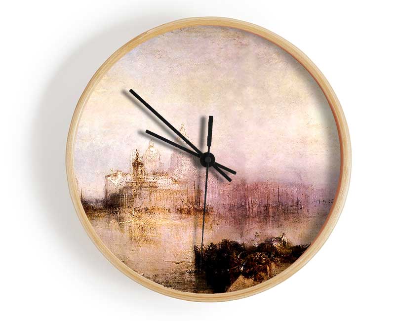 Joseph Mallord Turner Dogana And Santa Maria In Venice Clock - Wallart-Direct UK