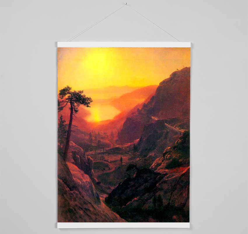 Bierstadt Donner Lake Hanging Poster - Wallart-Direct UK