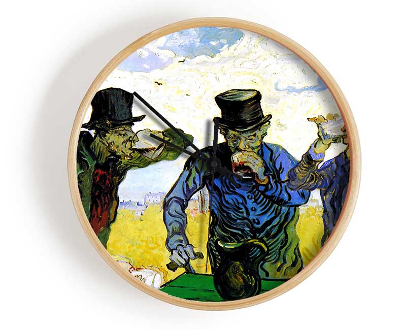 Van Gogh Drinkers Clock - Wallart-Direct UK