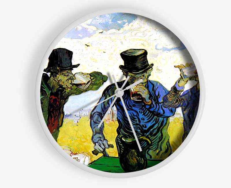 Van Gogh Drinkers Clock - Wallart-Direct UK