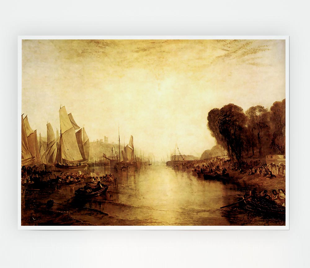 Joseph Mallord Turner East Cowes Castle Print Poster Wall Art