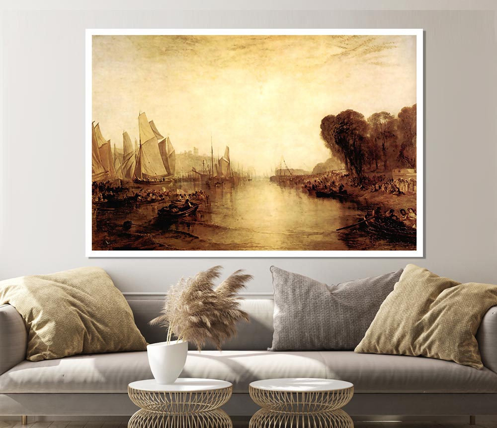 Joseph Mallord Turner East Cowes Castle Print Poster Wall Art