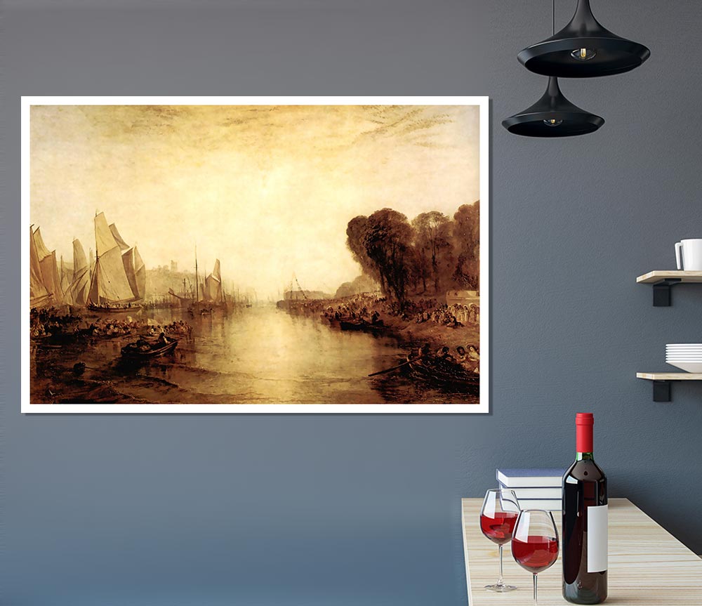 Joseph Mallord Turner East Cowes Castle Print Poster Wall Art