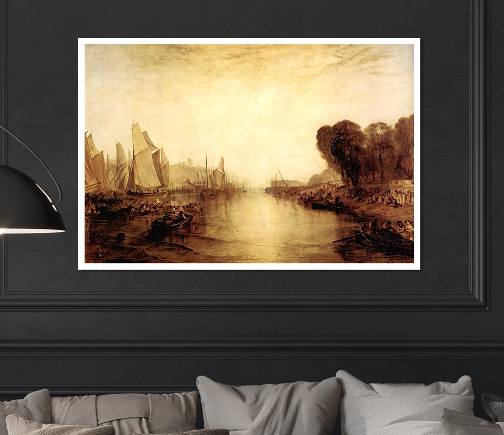 Joseph Mallord Turner East Cowes Castle Print Poster Wall Art