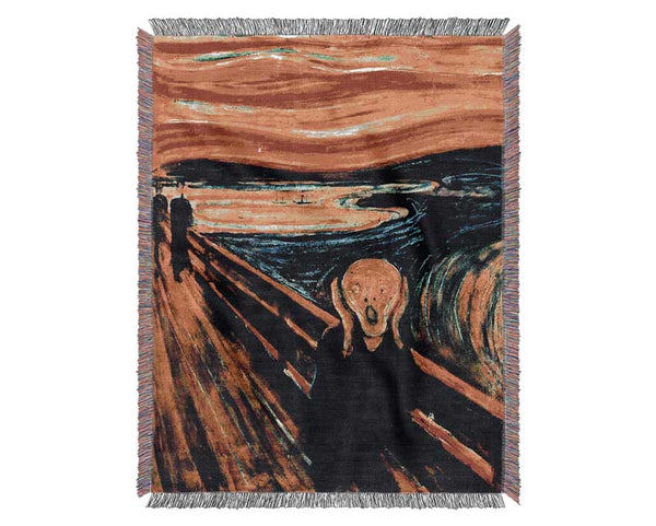 Edvard Munch The Scream Woven Blanket