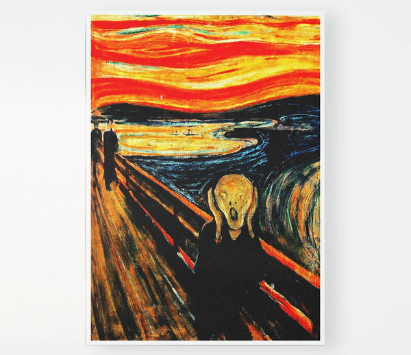 Edvard Munch The Scream Print Poster Wall Art