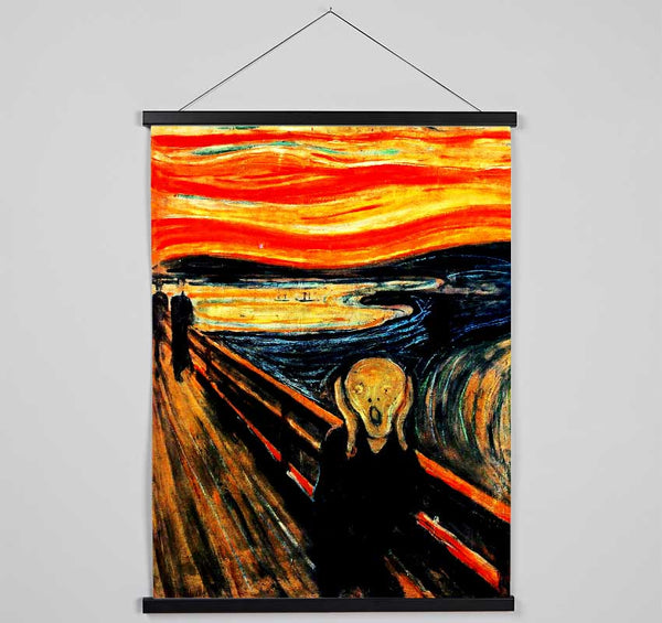 Edvard Munch The Scream Hanging Poster - Wallart-Direct UK