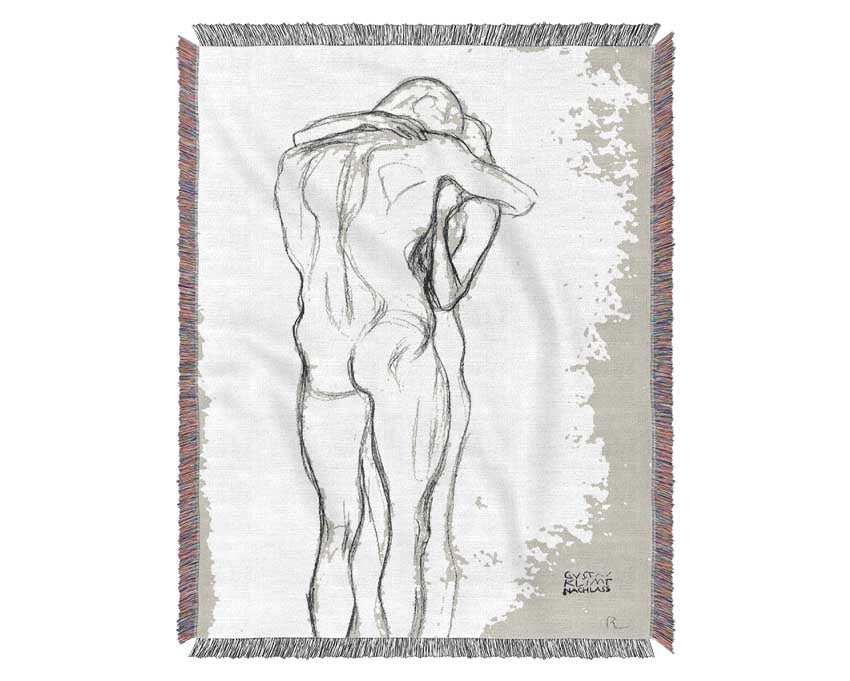 Klimt Embrace 2 Woven Blanket