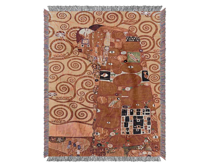 Klimt Embrace Woven Blanket