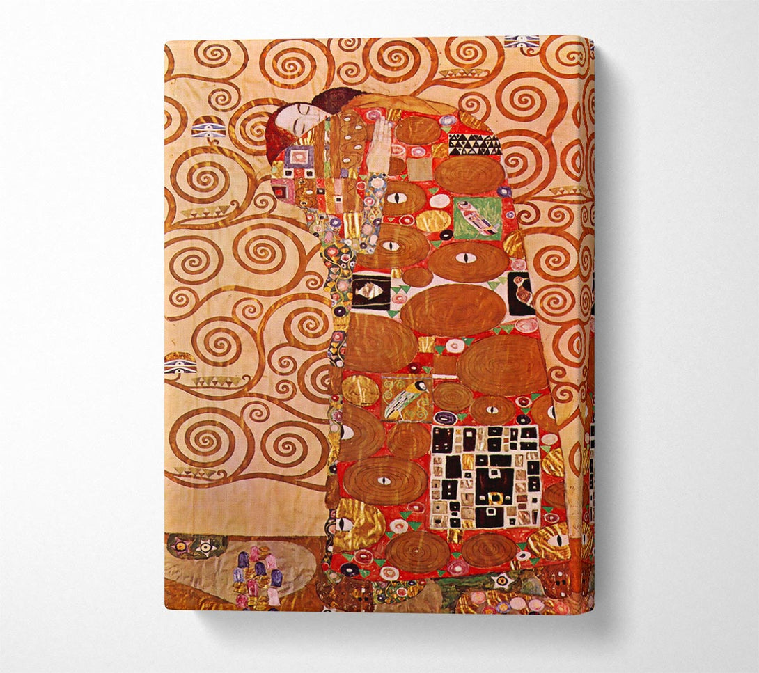 Picture of Klimt Embrace Canvas Print Wall Art