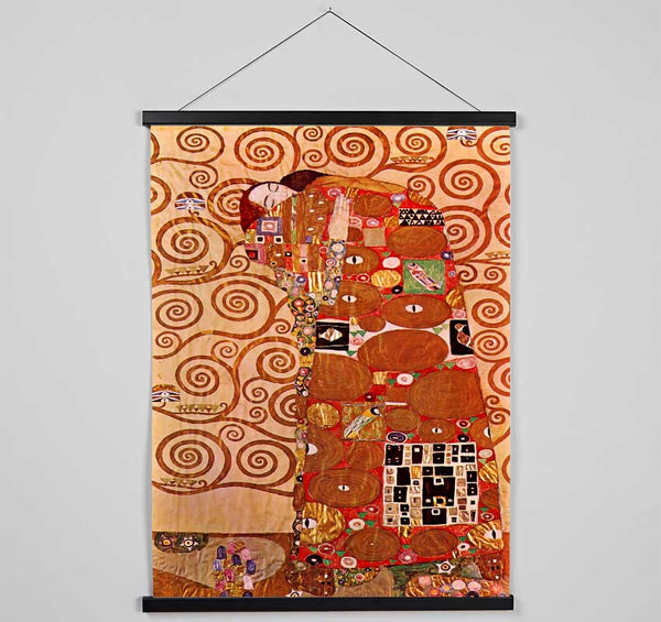 Klimt Embrace Hanging Poster - Wallart-Direct UK