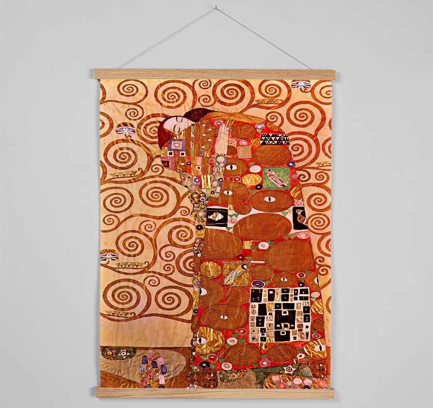 Klimt Embrace Hanging Poster - Wallart-Direct UK