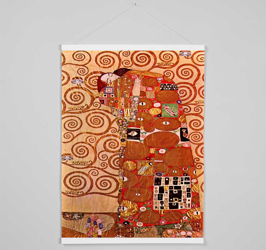 Klimt Embrace Hanging Poster - Wallart-Direct UK