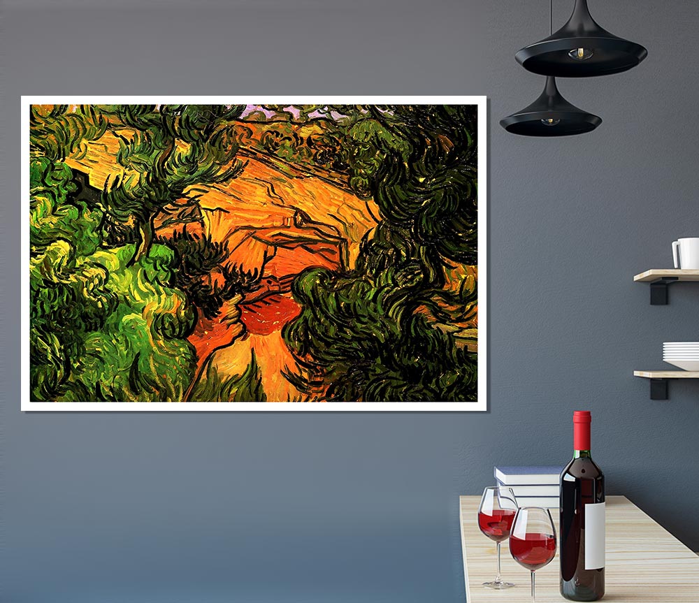 Van Gogh Entrance To A Quarry Print Poster Wall Art