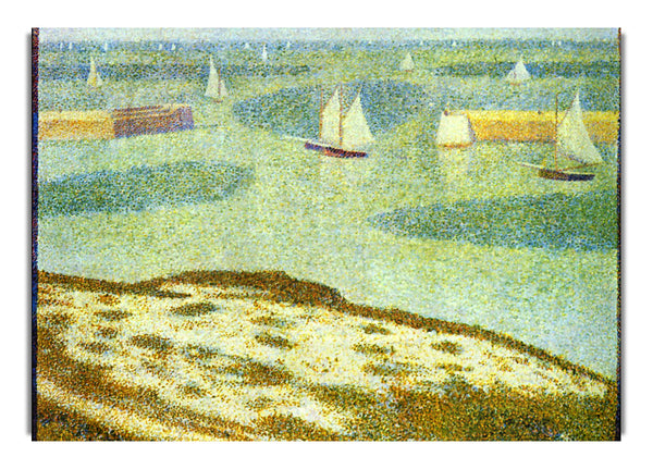 Entrance To Port En Bessin By Seurat