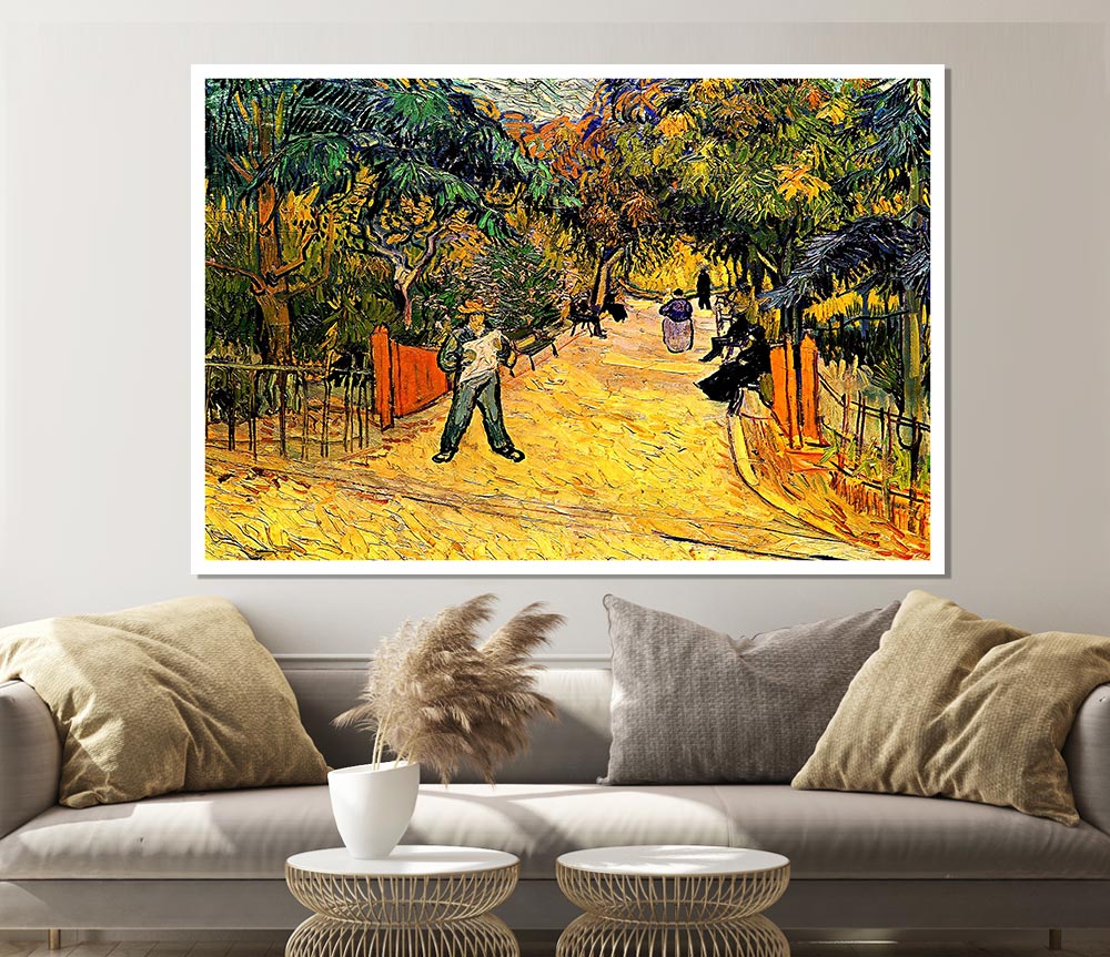 Van Gogh Entrance To The Public Park In Arles Print Poster Wall Art