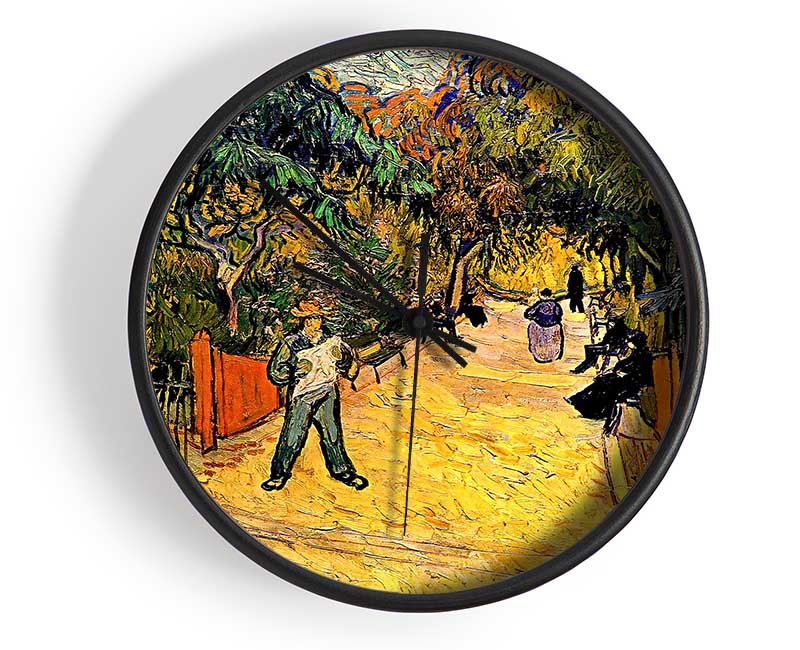 Van Gogh Entrance To The Public Park In Arles Clock - Wallart-Direct UK