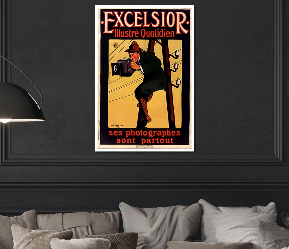 Excelsior Affiche Print Poster Wall Art