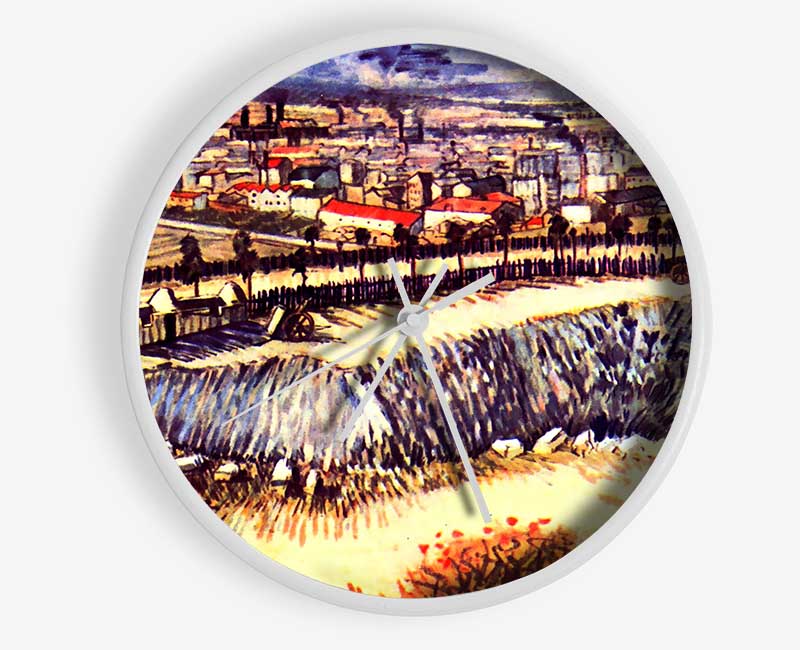 Van Gogh Factory Clock - Wallart-Direct UK