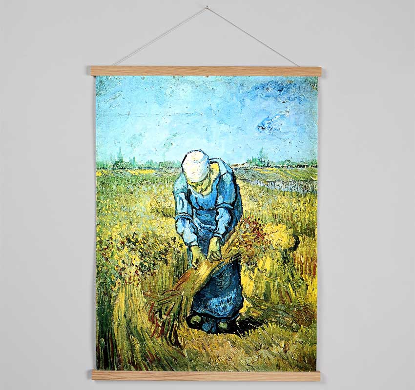 Van Gogh Farm Worker Hanging Poster - Wallart-Direct UK