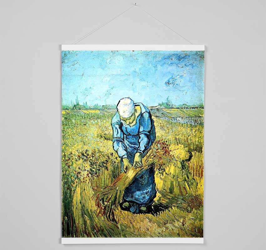 Van Gogh Farm Worker Hanging Poster - Wallart-Direct UK