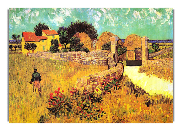 Farmhouse In Provence By Van Gogha