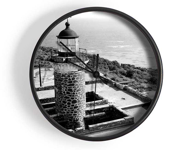 Ansel Adams Faro Isla De Culebritas 2 Clock - Wallart-Direct UK