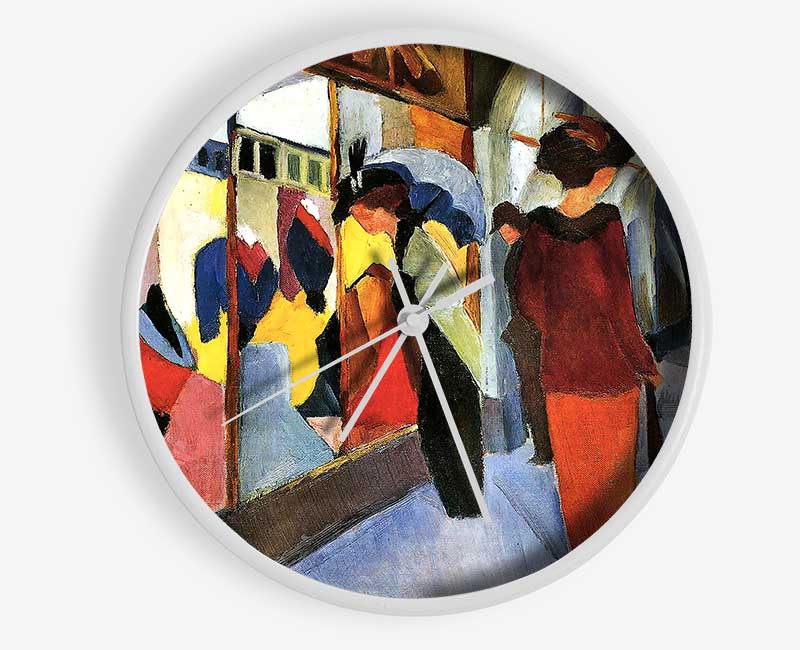 August Macke Fashion Store Clock - Wallart-Direct UK