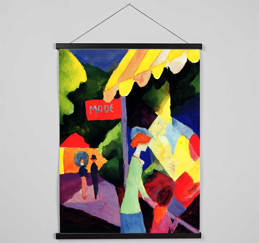 August Macke Fashion Window Hanging Poster - Wallart-Direct UK