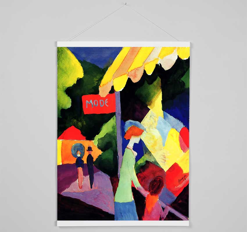 August Macke Fashion Window Hanging Poster - Wallart-Direct UK