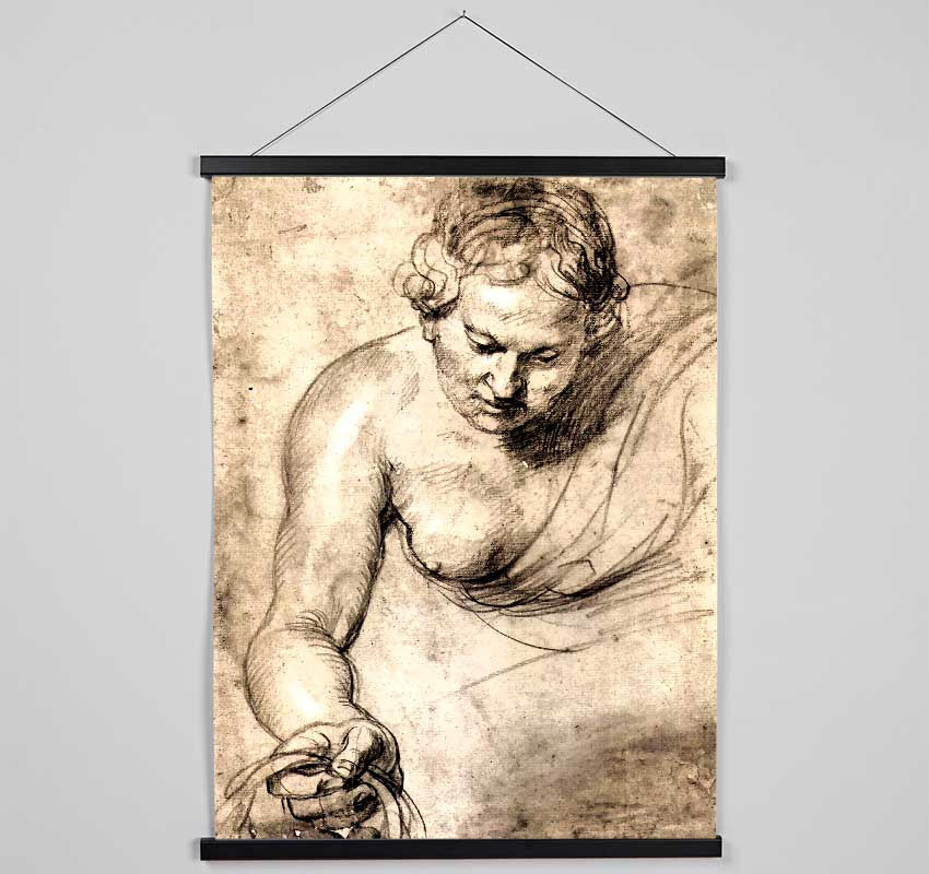 Rubens Female Figure Hanging Poster - Wallart-Direct UK