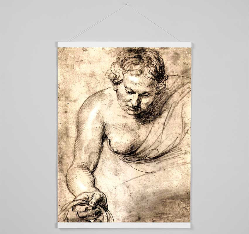 Rubens Female Figure Hanging Poster - Wallart-Direct UK