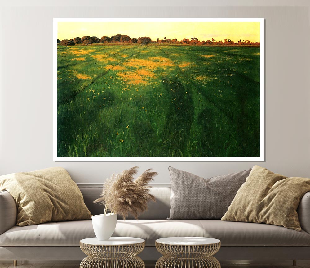 Felix Vallotton Field Of Green Oats Print Poster Wall Art