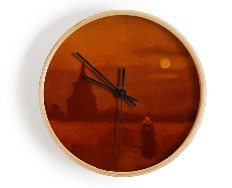 Van Gogh The Old Tower In The Fields Clock - Wallart-Direct UK