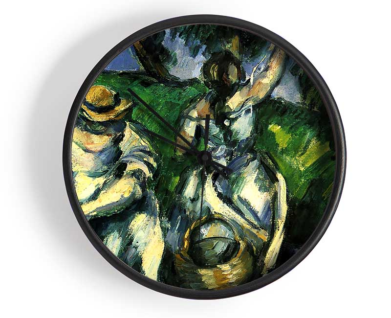 Cezanne Figures Clock - Wallart-Direct UK