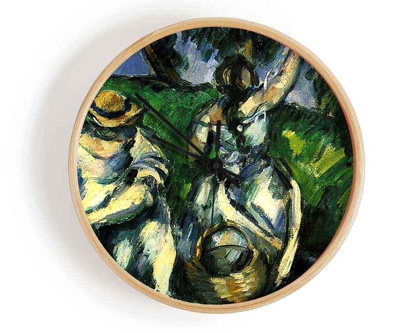 Cezanne Figures Clock - Wallart-Direct UK