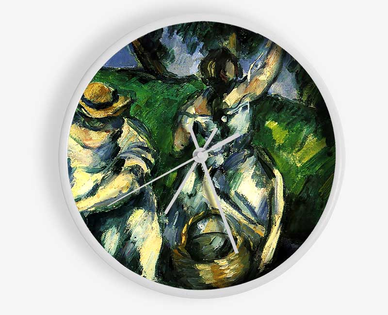 Cezanne Figures Clock - Wallart-Direct UK