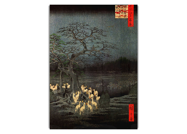 Feuerfüchse von Hiroshige