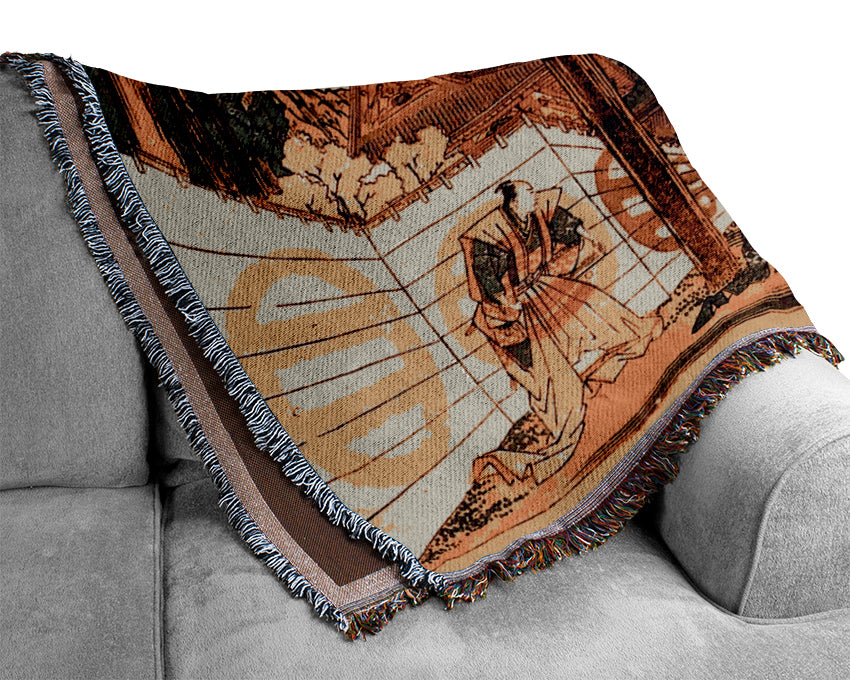 Hokusai First Act Woven Blanket