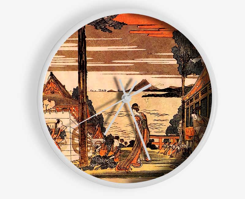 Hokusai First Act Clock - Wallart-Direct UK