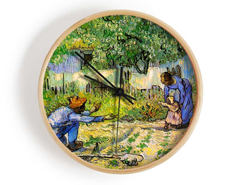 Van Gogh First Steps Clock - Wallart-Direct UK