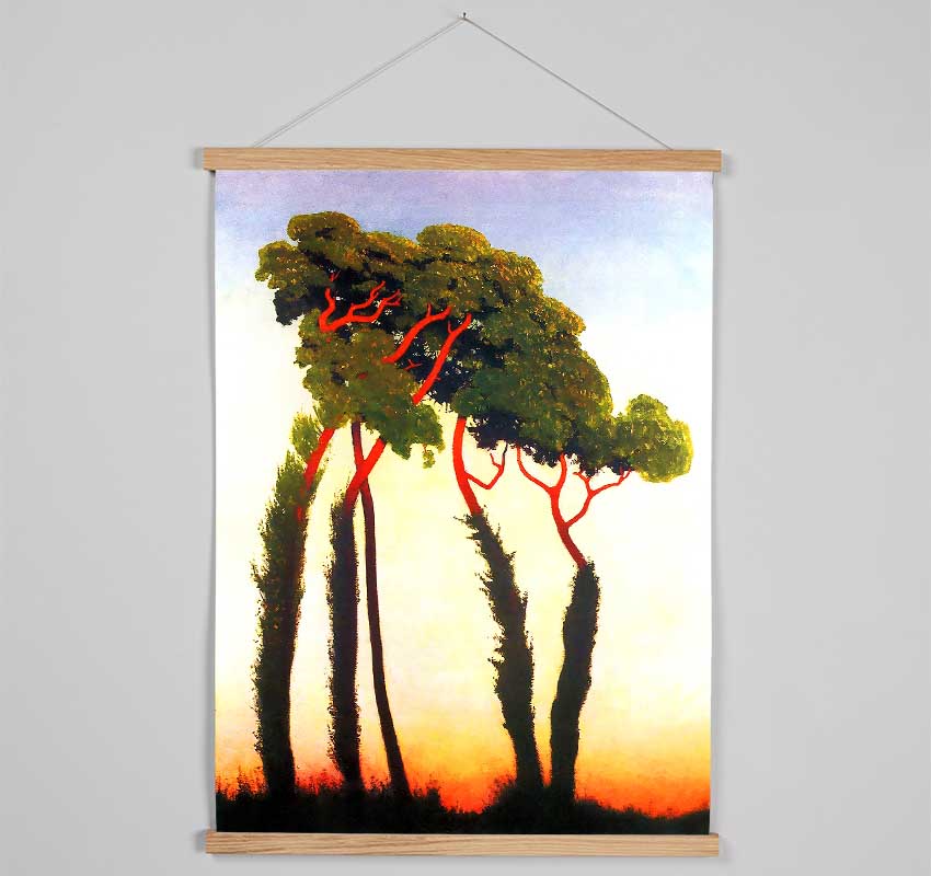 Felix Vallotton Five Trees Hanging Poster - Wallart-Direct UK