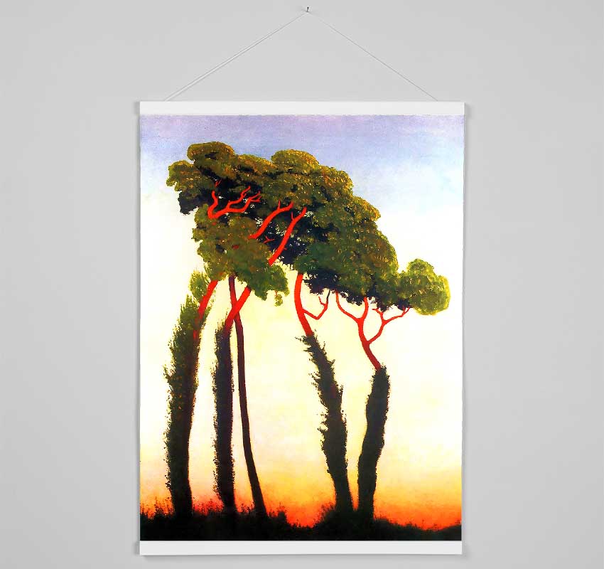 Felix Vallotton Five Trees Hanging Poster - Wallart-Direct UK