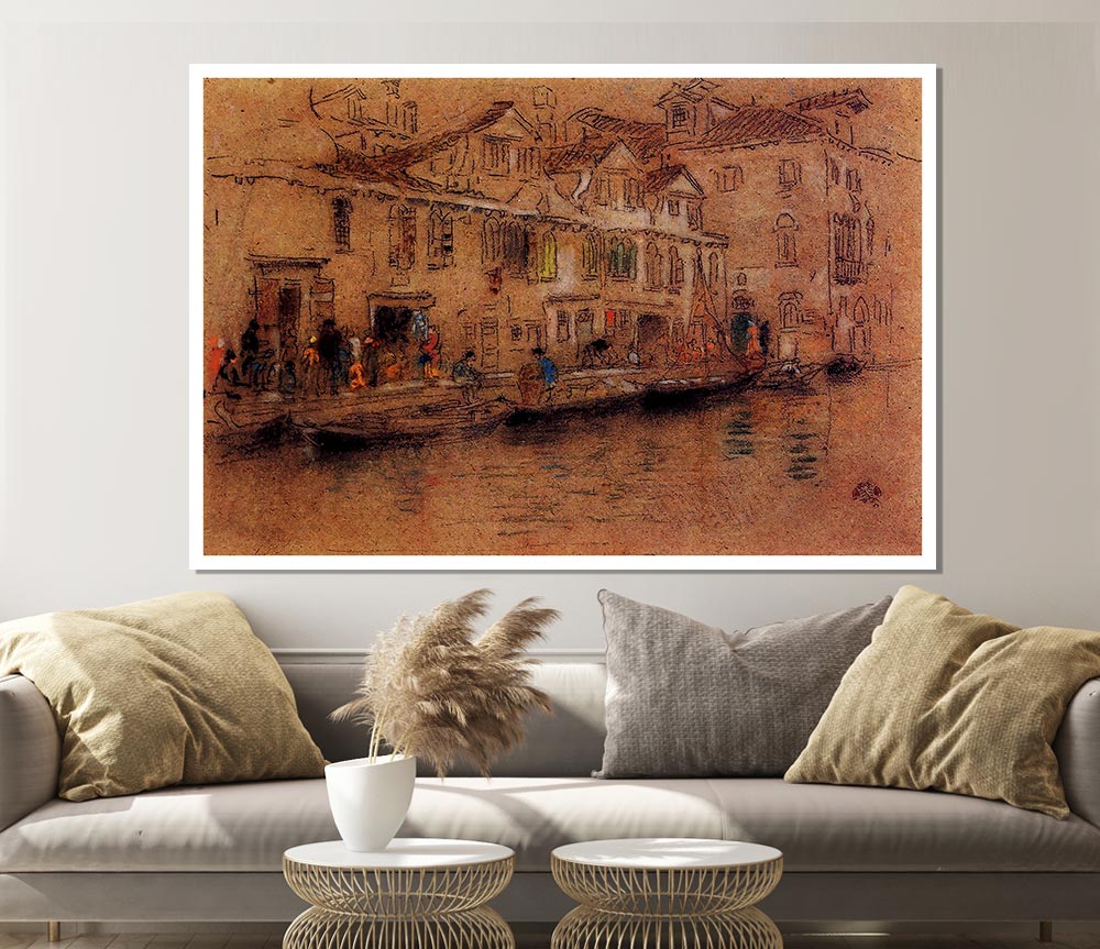 Whistler Fondamenta Dei Mori Print Poster Wall Art