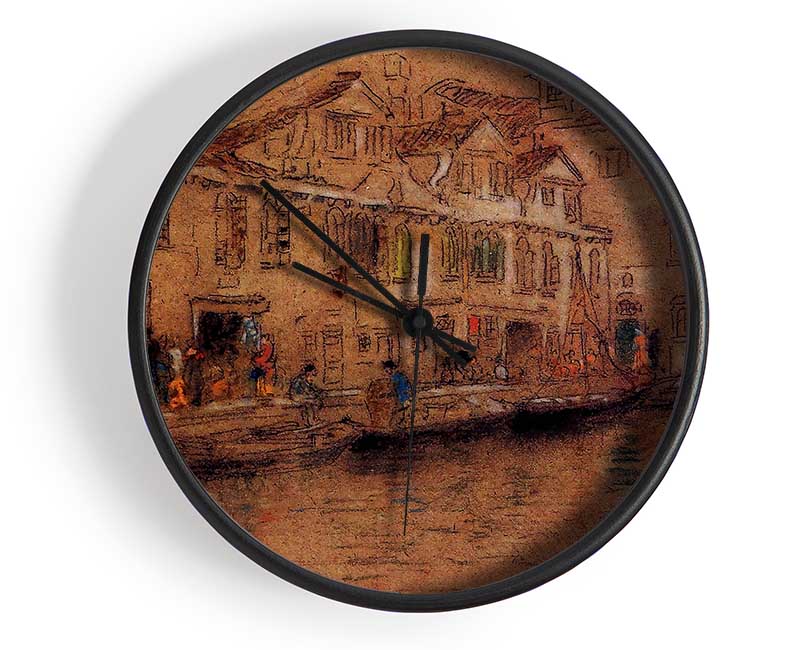 Whistler Fondamenta Dei Mori Clock - Wallart-Direct UK