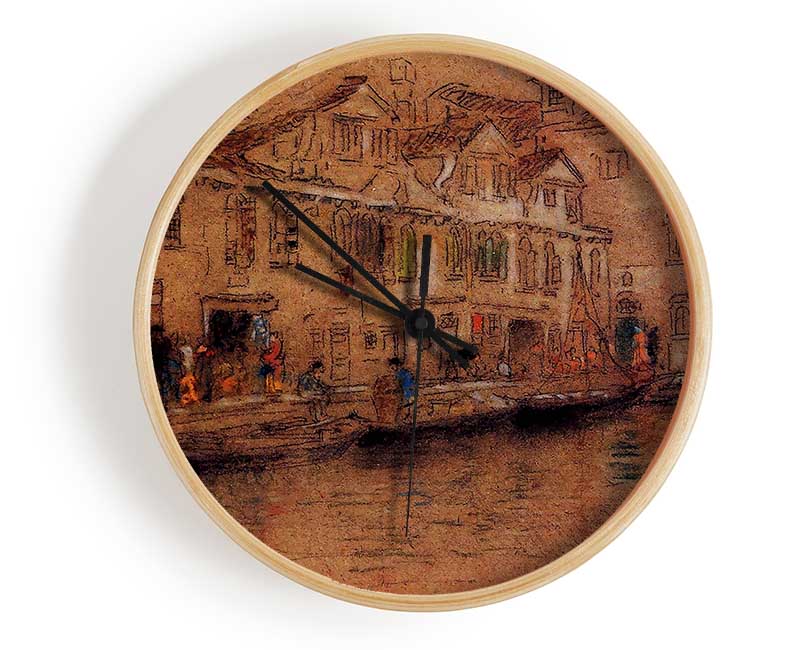 Whistler Fondamenta Dei Mori Clock - Wallart-Direct UK