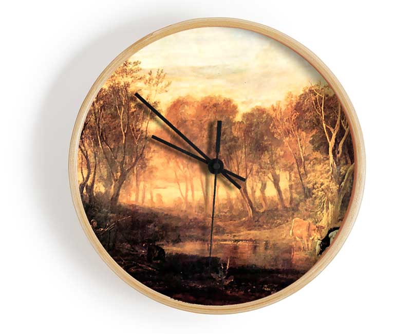 Joseph Mallord Turner Forest Of Bere Clock - Wallart-Direct UK