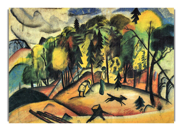 Forest Walk By August Macke